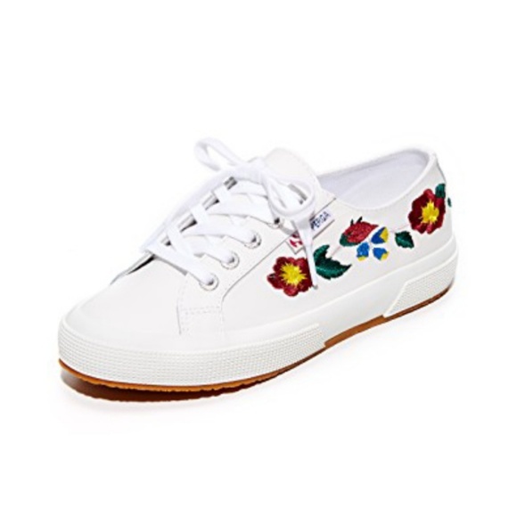 Superga Shoes - Express SUPERGA LEATHER EMBROIDERY Sneakers